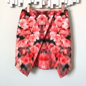 Finders Keepers • floral psychedelic skirt